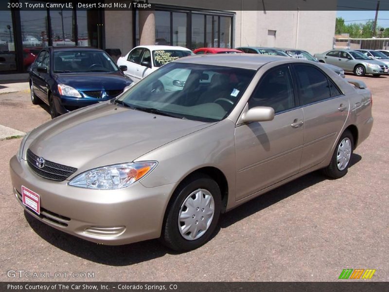 Desert Sand Mica / Taupe 2003 Toyota Camry LE