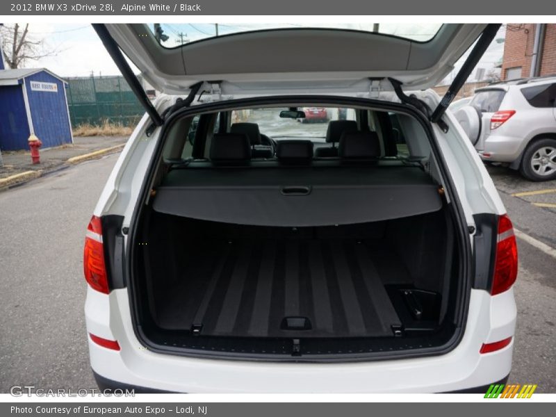 Alpine White / Black 2012 BMW X3 xDrive 28i