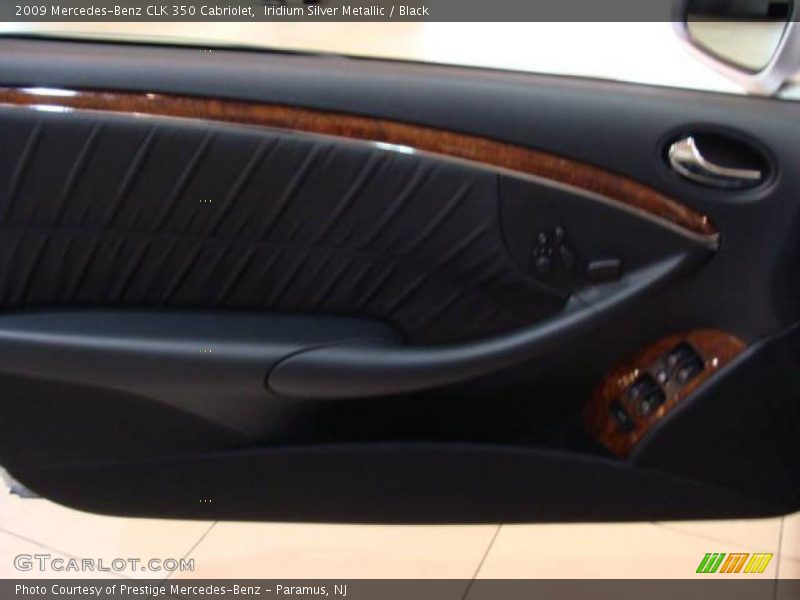 Iridium Silver Metallic / Black 2009 Mercedes-Benz CLK 350 Cabriolet