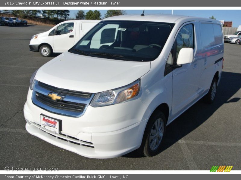 Designer White / Medium Pewter 2015 Chevrolet City Express LT
