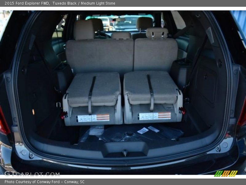 Tuxedo Black / Medium Light Stone 2015 Ford Explorer FWD