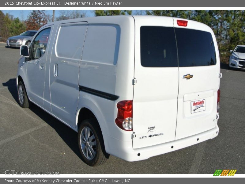 Designer White / Medium Pewter 2015 Chevrolet City Express LT