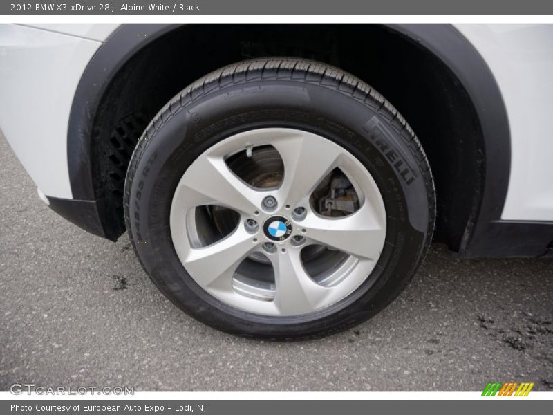 Alpine White / Black 2012 BMW X3 xDrive 28i