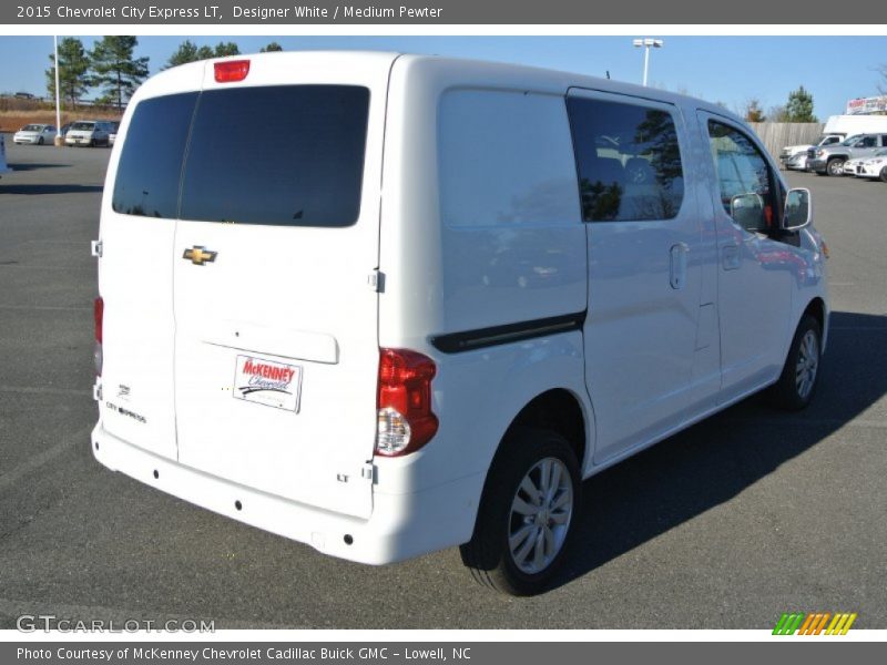Designer White / Medium Pewter 2015 Chevrolet City Express LT