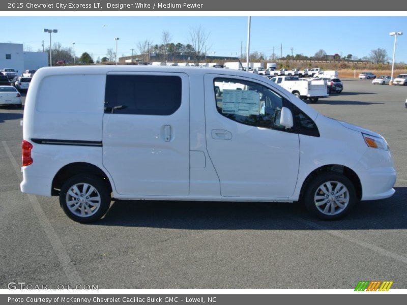 Designer White / Medium Pewter 2015 Chevrolet City Express LT