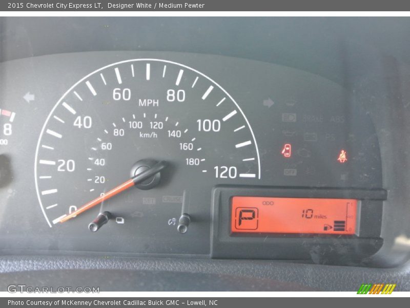 Designer White / Medium Pewter 2015 Chevrolet City Express LT