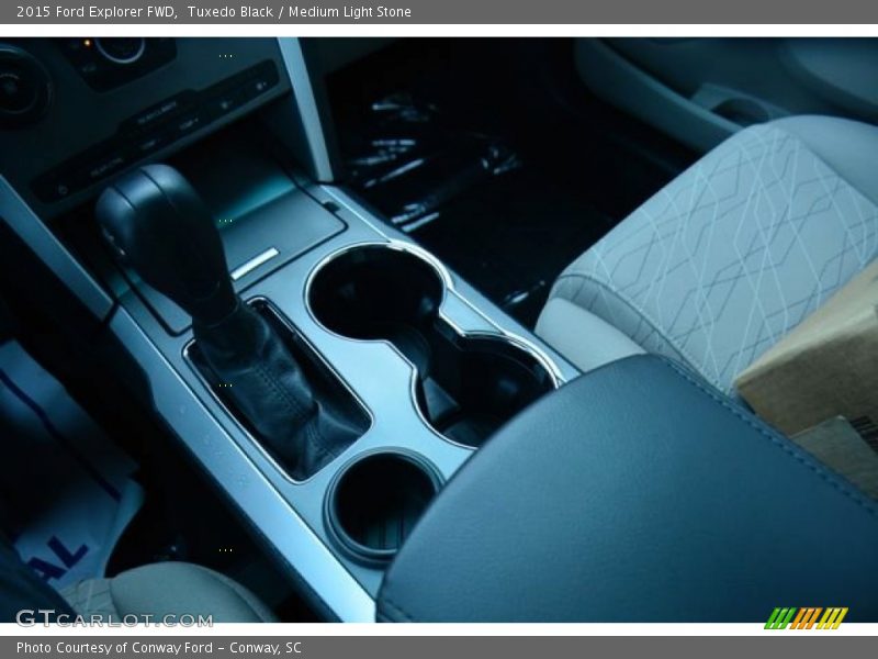 Tuxedo Black / Medium Light Stone 2015 Ford Explorer FWD