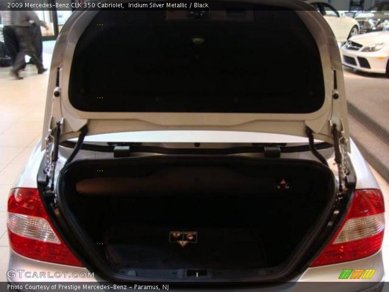 Iridium Silver Metallic / Black 2009 Mercedes-Benz CLK 350 Cabriolet