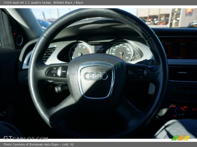 Brilliant Black / Black 2009 Audi A4 3.2 quattro Sedan