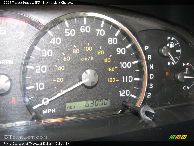 Black / Light Charcoal 2005 Toyota Sequoia SR5