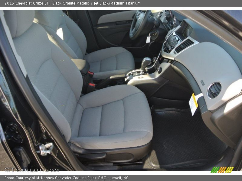 Black Granite Metallic / Jet Black/Medium Titanium 2015 Chevrolet Cruze LT