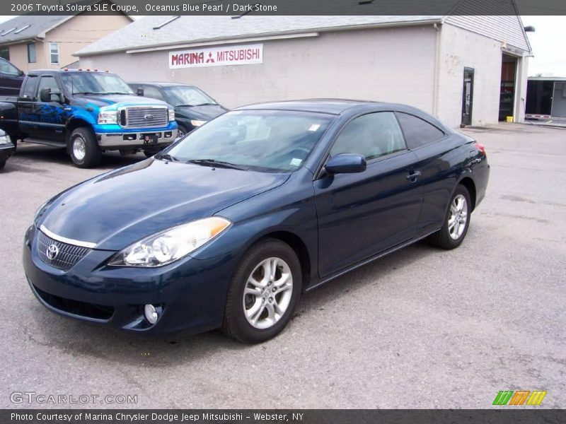 Oceanus Blue Pearl / Dark Stone 2006 Toyota Solara SLE Coupe
