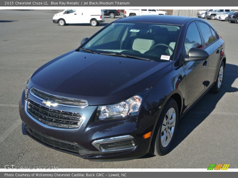 Blue Ray Metallic / Jet Black/Medium Titanium 2015 Chevrolet Cruze LS