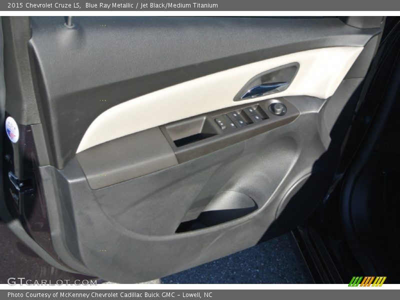 Blue Ray Metallic / Jet Black/Medium Titanium 2015 Chevrolet Cruze LS