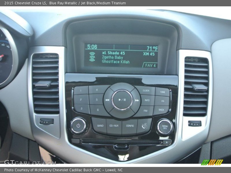 Blue Ray Metallic / Jet Black/Medium Titanium 2015 Chevrolet Cruze LS