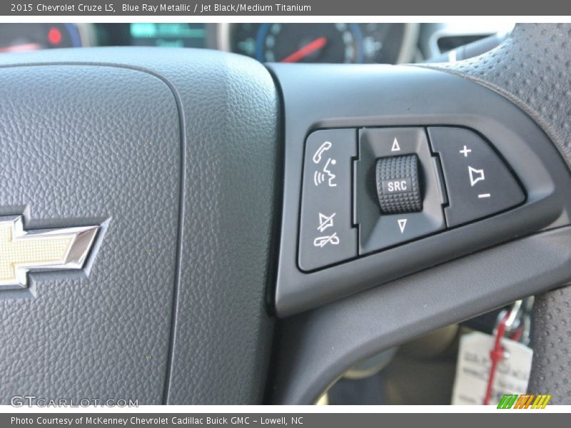 Blue Ray Metallic / Jet Black/Medium Titanium 2015 Chevrolet Cruze LS