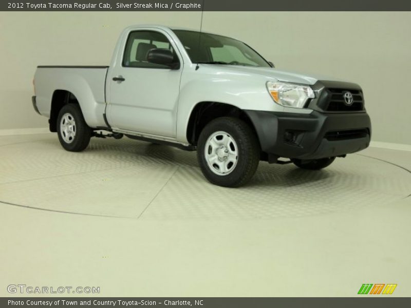 Silver Streak Mica / Graphite 2012 Toyota Tacoma Regular Cab