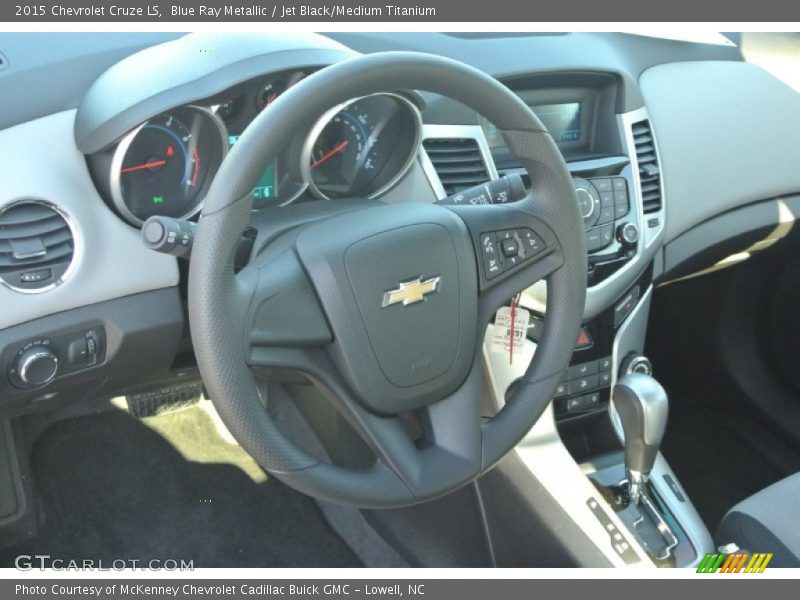 Blue Ray Metallic / Jet Black/Medium Titanium 2015 Chevrolet Cruze LS