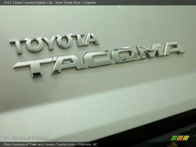 Silver Streak Mica / Graphite 2012 Toyota Tacoma Regular Cab