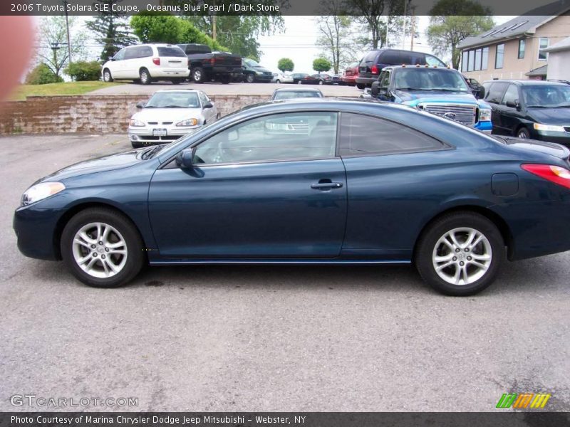 Oceanus Blue Pearl / Dark Stone 2006 Toyota Solara SLE Coupe