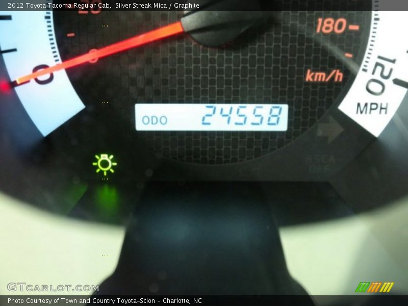Silver Streak Mica / Graphite 2012 Toyota Tacoma Regular Cab