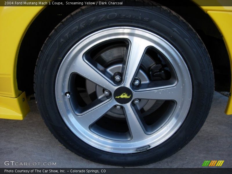 Screaming Yellow / Dark Charcoal 2004 Ford Mustang Mach 1 Coupe