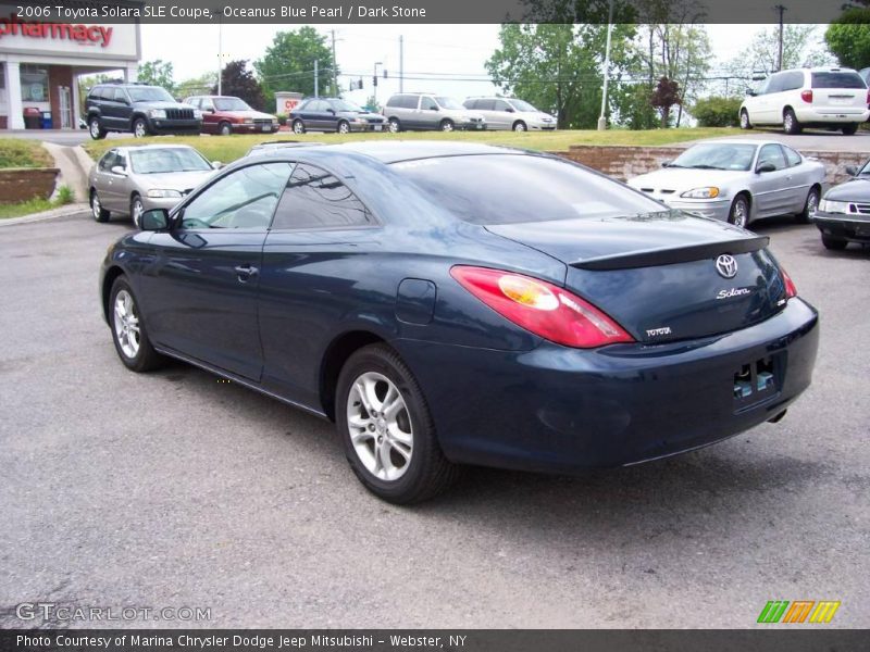 Oceanus Blue Pearl / Dark Stone 2006 Toyota Solara SLE Coupe