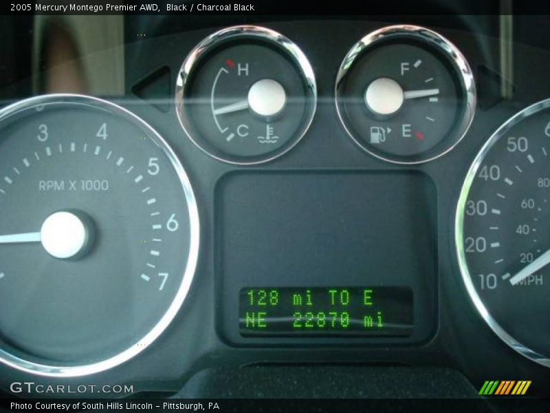 Black / Charcoal Black 2005 Mercury Montego Premier AWD