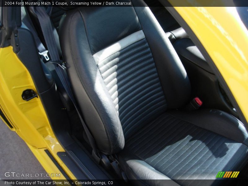 Screaming Yellow / Dark Charcoal 2004 Ford Mustang Mach 1 Coupe