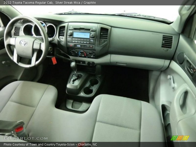 Silver Streak Mica / Graphite 2012 Toyota Tacoma Regular Cab