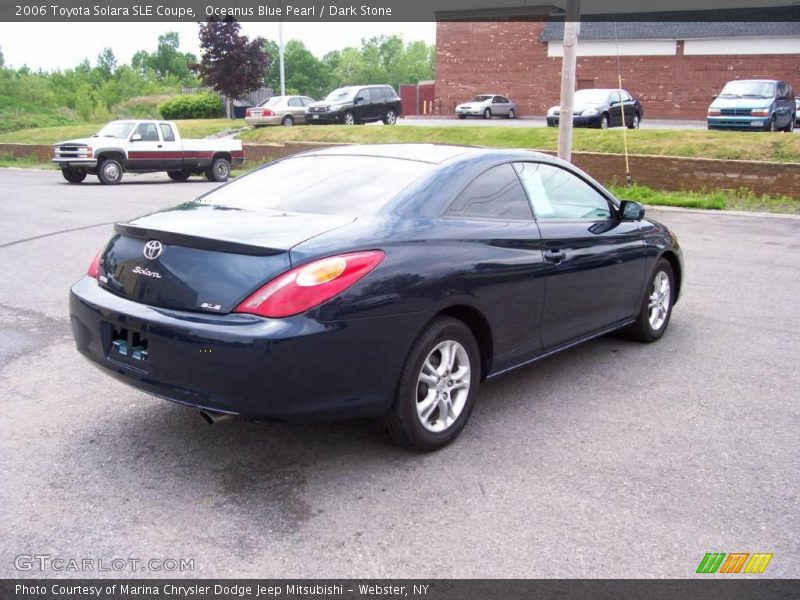 Oceanus Blue Pearl / Dark Stone 2006 Toyota Solara SLE Coupe
