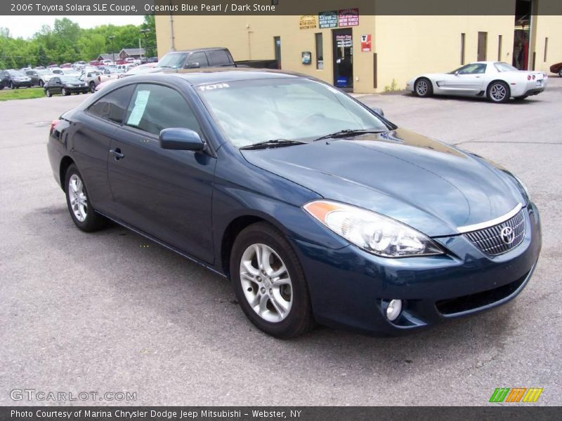 Oceanus Blue Pearl / Dark Stone 2006 Toyota Solara SLE Coupe