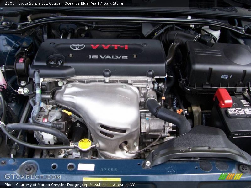 Oceanus Blue Pearl / Dark Stone 2006 Toyota Solara SLE Coupe
