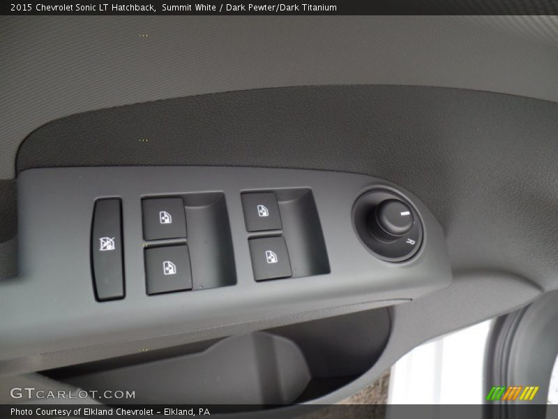 Summit White / Dark Pewter/Dark Titanium 2015 Chevrolet Sonic LT Hatchback