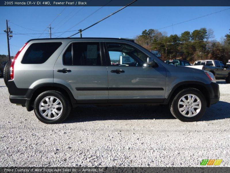 Pewter Pearl / Black 2005 Honda CR-V EX 4WD