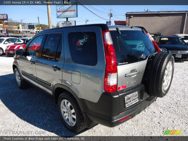 Pewter Pearl / Black 2005 Honda CR-V EX 4WD