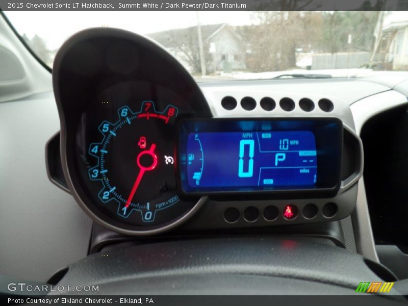 Summit White / Dark Pewter/Dark Titanium 2015 Chevrolet Sonic LT Hatchback