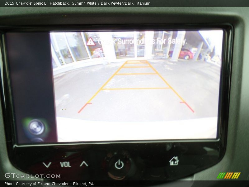 Summit White / Dark Pewter/Dark Titanium 2015 Chevrolet Sonic LT Hatchback
