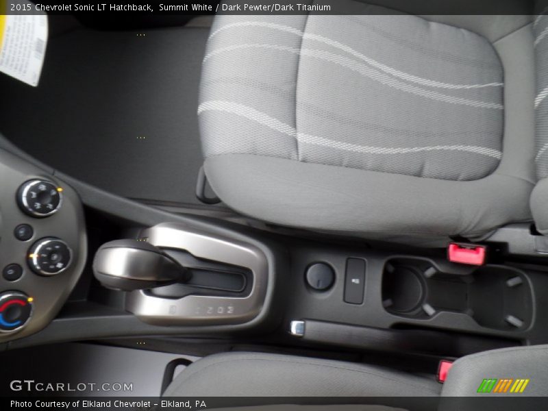 Summit White / Dark Pewter/Dark Titanium 2015 Chevrolet Sonic LT Hatchback