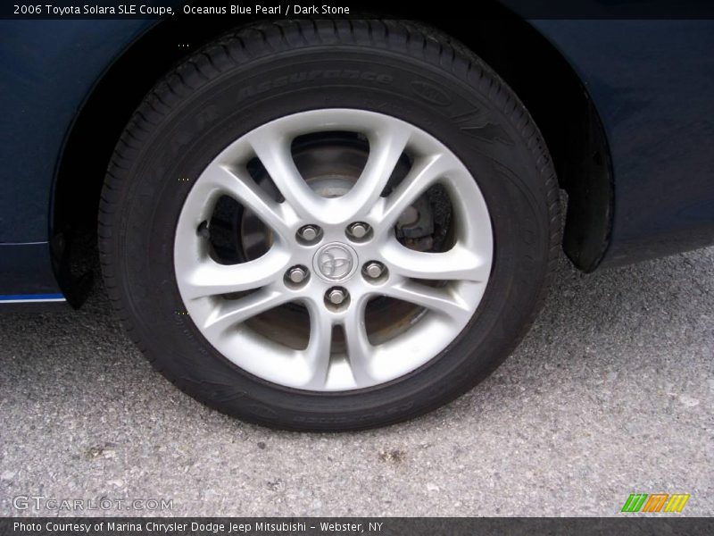 Oceanus Blue Pearl / Dark Stone 2006 Toyota Solara SLE Coupe