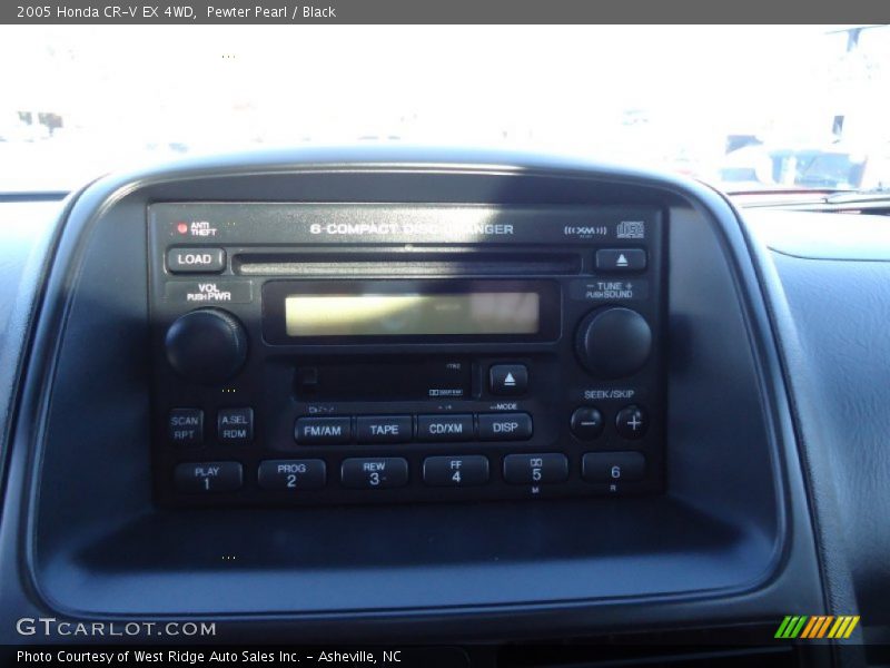 Pewter Pearl / Black 2005 Honda CR-V EX 4WD