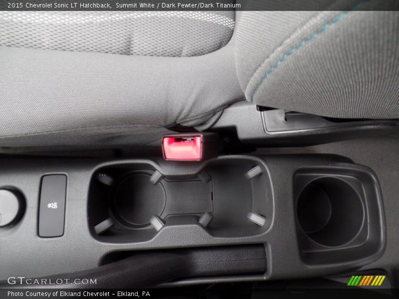 Summit White / Dark Pewter/Dark Titanium 2015 Chevrolet Sonic LT Hatchback