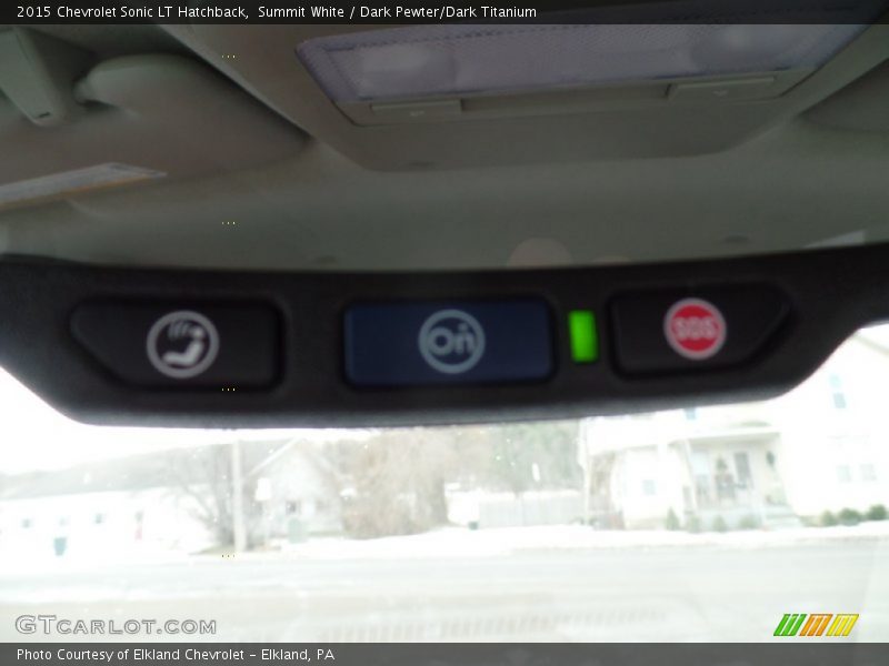 Summit White / Dark Pewter/Dark Titanium 2015 Chevrolet Sonic LT Hatchback
