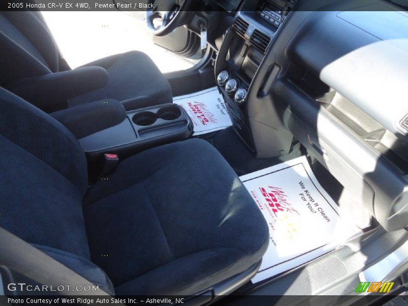 Pewter Pearl / Black 2005 Honda CR-V EX 4WD