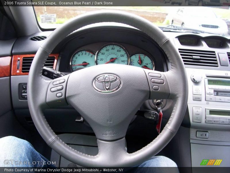 Oceanus Blue Pearl / Dark Stone 2006 Toyota Solara SLE Coupe