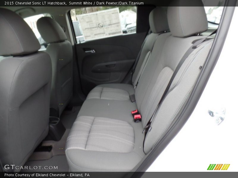 Summit White / Dark Pewter/Dark Titanium 2015 Chevrolet Sonic LT Hatchback