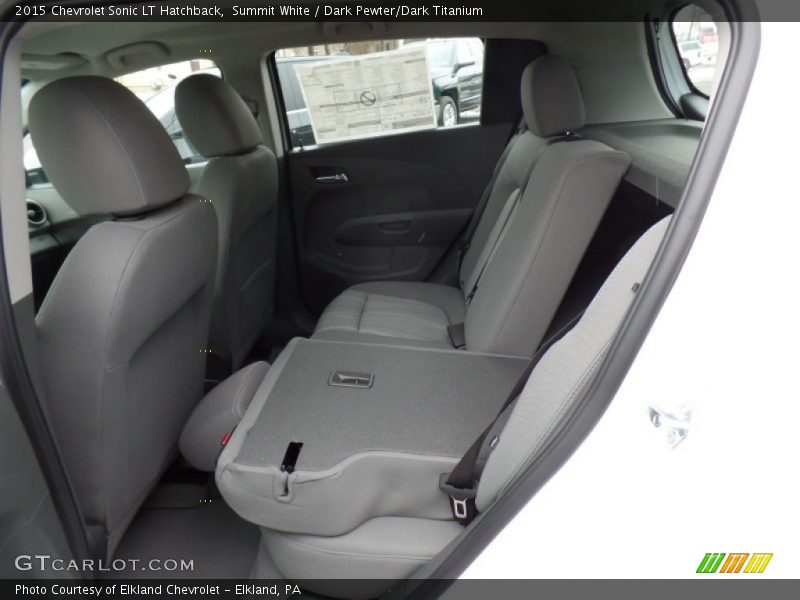 Summit White / Dark Pewter/Dark Titanium 2015 Chevrolet Sonic LT Hatchback