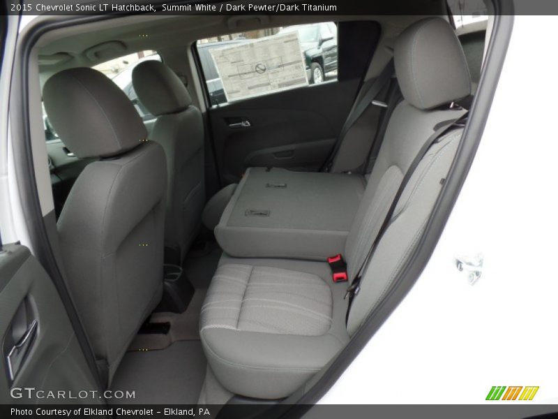 Summit White / Dark Pewter/Dark Titanium 2015 Chevrolet Sonic LT Hatchback