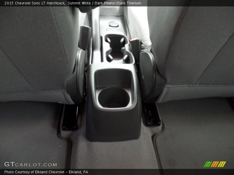 Summit White / Dark Pewter/Dark Titanium 2015 Chevrolet Sonic LT Hatchback