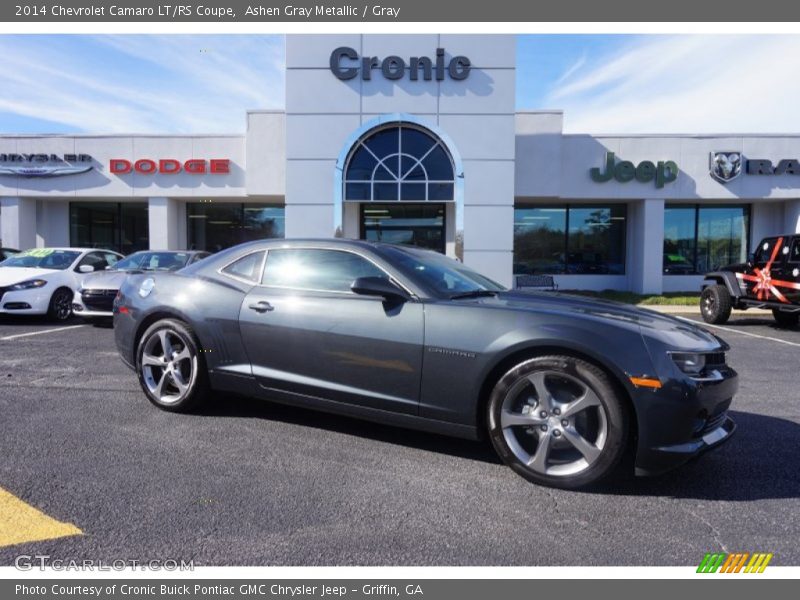 Ashen Gray Metallic / Gray 2014 Chevrolet Camaro LT/RS Coupe